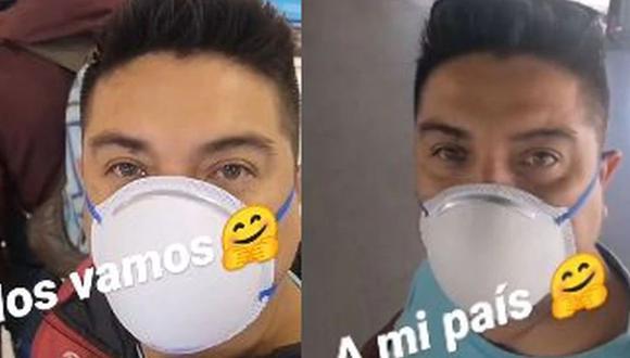 Leonard León logra pasar controles médicos en aeropuerto de Lima. (Foto: Instagram)
