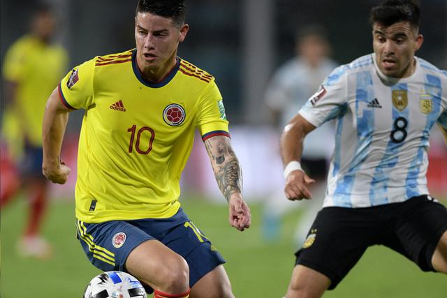 La selección argentina enfrentó a Colombia por la jornada 16 de las Eliminatorias rumbo a Qatar 2022. Foto: AFP