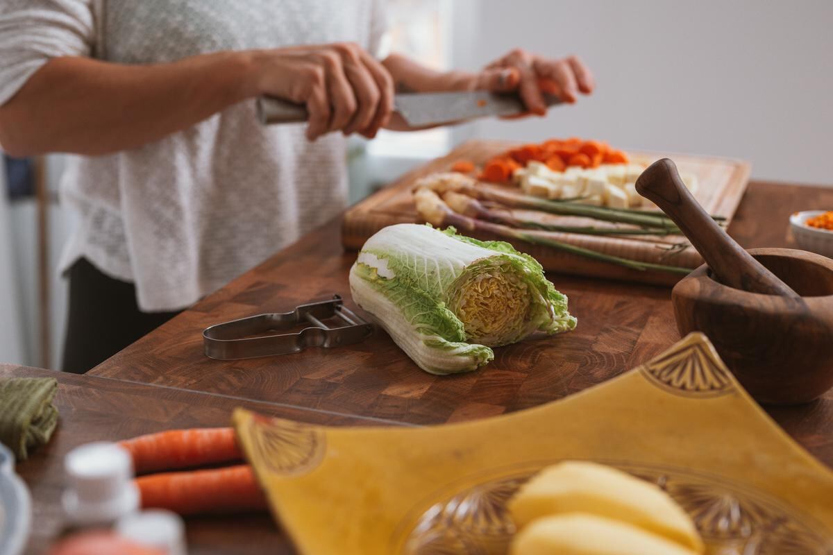5 formas de cortar verduras que debes saber