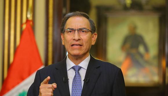 El presidente de la República, Martín Vizcarra, dijo que se debe respetar a las instancias que establecieron la reparación civil para Odebrecht. (Foto: GEC)
