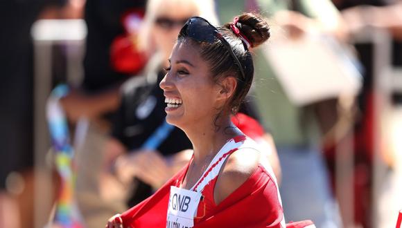 Kimberly García vale un Perú. Logró medalla de plata en marcha atlética en el Mundial de Atletismo 2023 | Foto: IPD / Archivo.