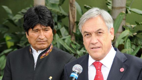 Evo Morales (a la izquierda) junto al fallecido expresidente chileno Sebastián Piñera | Foto: Presidencia de Chile / Archivo