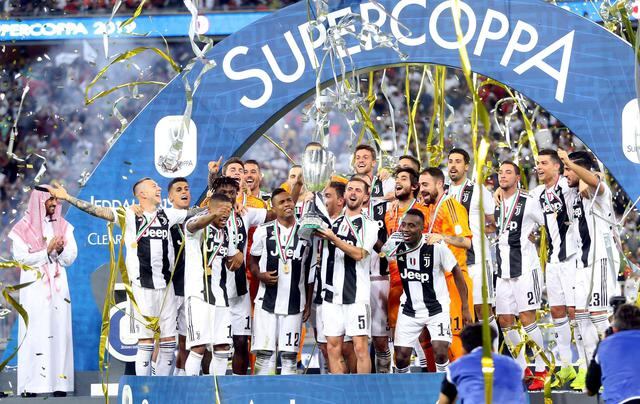El primer título de Cristiano desde que arribó a la Juventus fue la Supercopa Italiana en enero del 2019. (Foto: EFE)