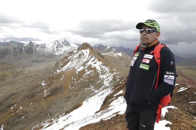 Richard Hidalgo: el peruano que ya conocía el cielo y las 14 montañas que soñó escalar. FOTOS: Alonso Chero.