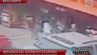 Crimen en Barranco: video muestra a sicarios matando a sujeto