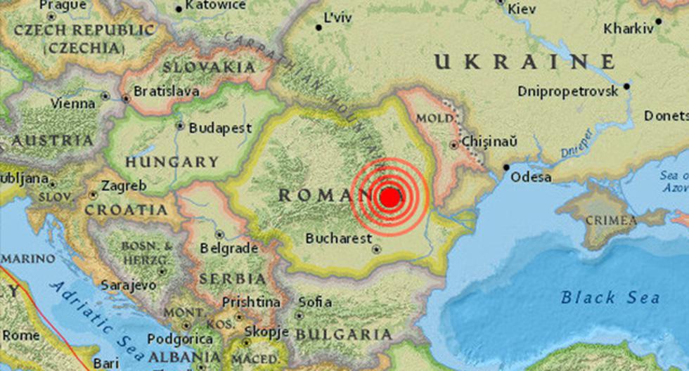 Un sismo de magnitud 5,6 sacude a Rumanía. (Foto: Andina)