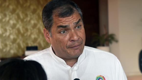 Rafael Correa, ex presidente de Ecuador. (Foto: AFP/Rodrigo Arangua)