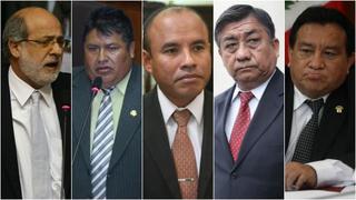 Cinco congresistas que fueron sancionados postulan nuevamente