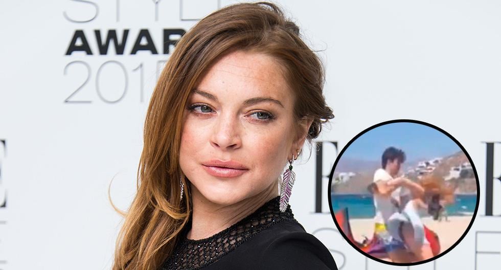 Lindsay Lohan es agredida por su novio una vez más. (Foto: Getty Images/ Captura)