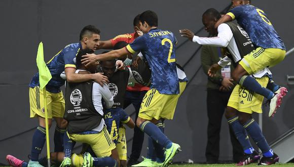 Colombia venció a Perú en partido por el tercer puesto, con gol de Luis Díaz (Foto: AFP)