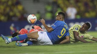 Colombia y Brasil igualaron 1-1 por la primera fecha del cuadrangular final del Preolímpico Sub 23 [VIDEO]
