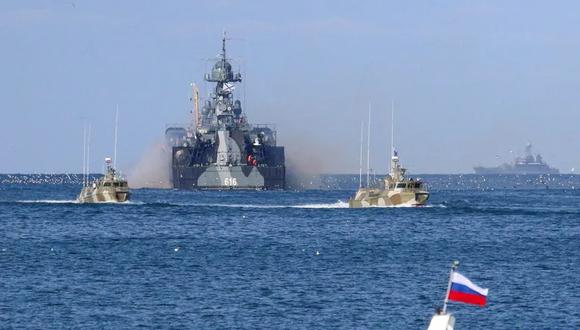 Un buque de la armada rusa. (Foto: ALEXEY PAVLISHAK | Reuters)