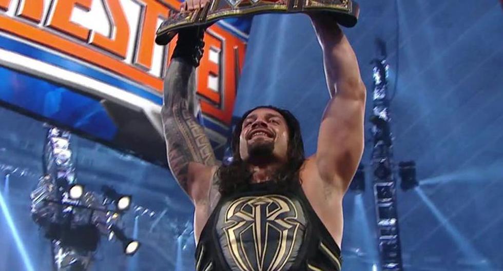 Roman Reigns es Campeón Mundial de la WWE luego de vencer a Triple H | Foto: WWE