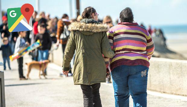 Las imágenes de Google Maps ayudaron a una investigación a estimar los niveles de obesidad de seis ciudades de Estados Unidos. (Foto: AFP)