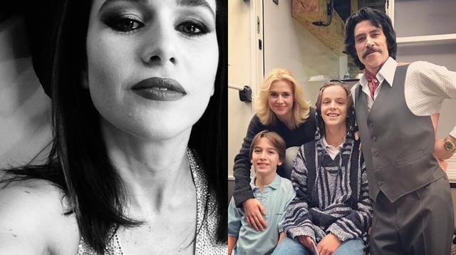 Anna Favella, la actriz italiana que interpreta a Marcela Basteri en "Luis Miguel, la serie". (Fotos: Instagram/Netflix)