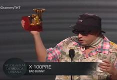 Grammy Latino: Bad Bunny y su reclamo por el reguetón tras ganar premio a Mejor álbum urbano