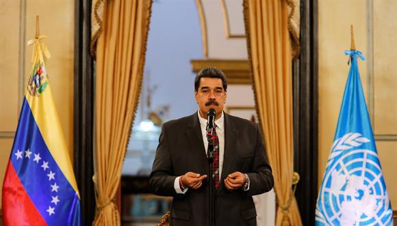 Nicolás Maduro sostuvo una reunión con Peter Grohmann, coordinador residente del sistema de las Naciones Unidas en Venezuela. (Foto: EFE/ Prensa Miraflores)