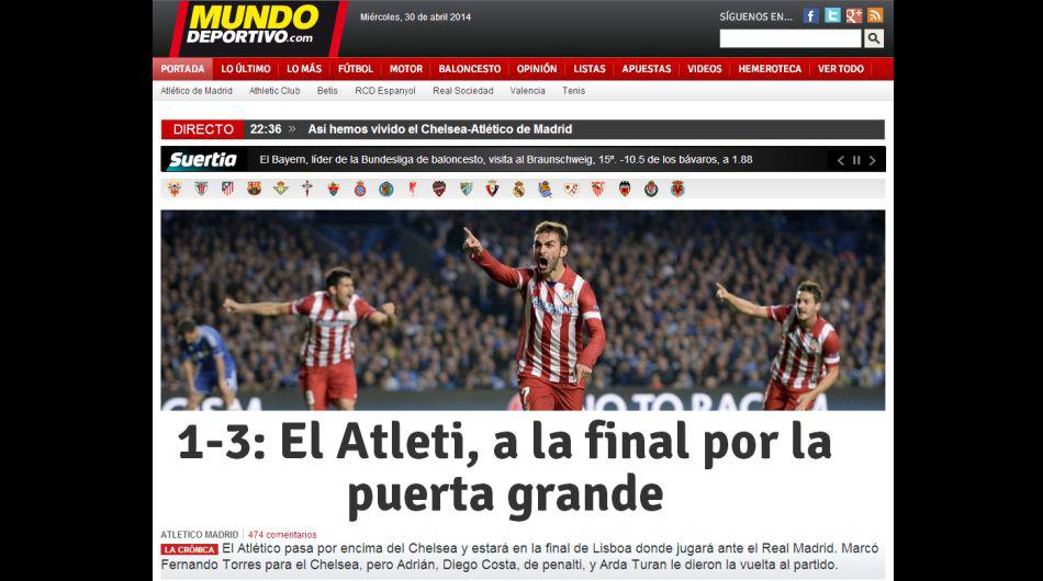 Atlético de Madrid finalista: así informaron las webs españolas - 2