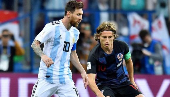 Modric sobre Messi: “Hay respeto, pero no existe el miedo en el fútbol”. (Foto: FIFA)