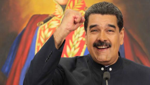 El presidente de Venezuela, Nicolás Maduro, celebró el triunfo del chavismo en las elecciones regionales del domingo. (EFE).