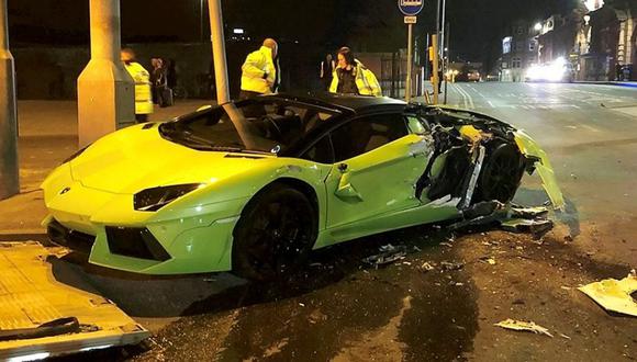 Lamborghini Aventador termina destrozado por imprudencia del conductor |  RUEDAS-TUERCAS | EL COMERCIO PERÚ