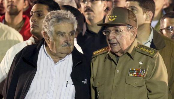 Mujica se reunió con Castro para conmemorar a José Martí