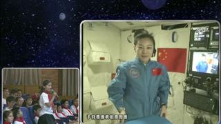 Astronauta dio una "clase espacial" a 60 millones de niños chinos