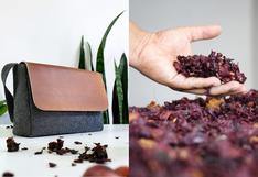 Peruanos crean carteras de biocuero vegano a base de cáscaras de uva