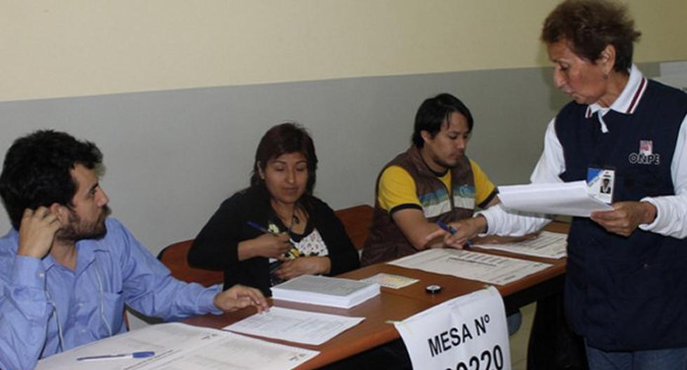 Miembros de mesa tendrán facilidades en su trabajo para cumplir su deber cívico. (Foto: Andina)