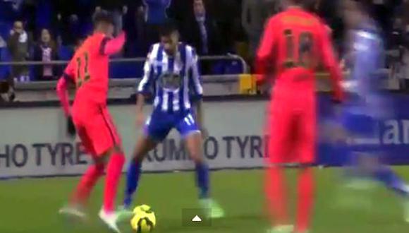 Barcelona: Neymar zafó de rivales de forma increíble (VIDEO)