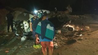 Áncash: una persona fallece y tres quedan heridas en accidente de tránsito en Panamericana Norte