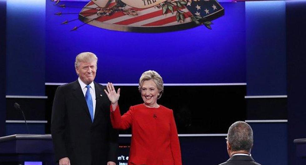 Los candidatos Hillary Clinton y Donald Trump se enfrentará en segundo debate presidencial, a un mes de las elecciones en EEUU (Foto: EFE)