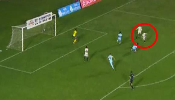 Universitario vs. Garcilaso: Lavandeira marcó golazo para el 1-0 de los cremas en Cusco | VIDEO. (Foto: Captura de pantalla)
