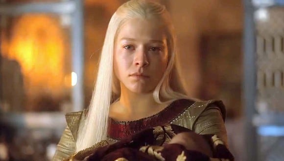Emma D'Arcy como la versión adulta de la princesa Rhaenyra Targaryen en "House of the Dragon" (Foto: HBO)