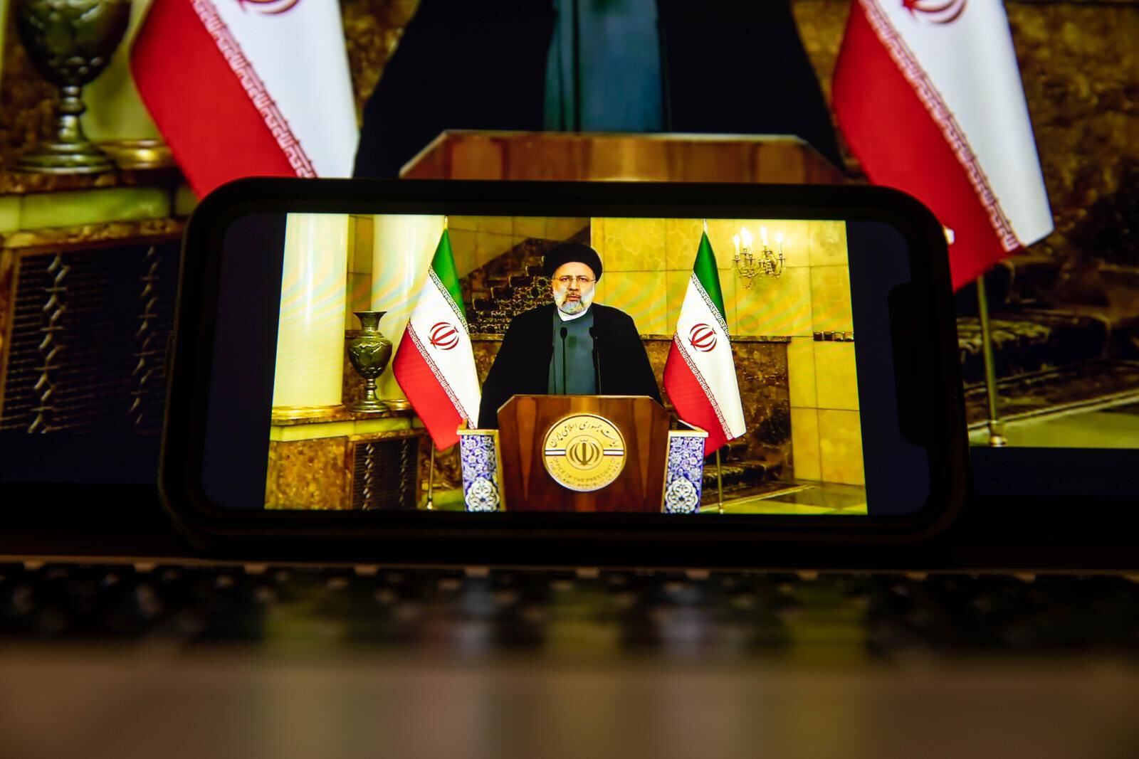 Este martes, el nuevo presidente de Irán, Ebrahim Raisi, pronunció el que hasta el momento es el discurso más desafiante de la 76 Asamblea General de la ONU. (Foto: Michael Nagle / Bloomberg).