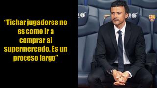 Luis Enrique, el técnico del Barcelona de las frases elocuentes