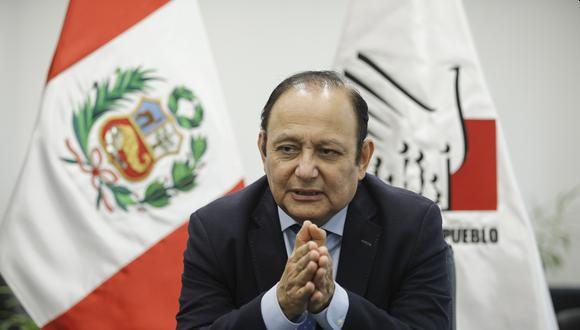 Walter Gutiérrez fue elegido defensor del Pueblo en setiembre del 2016 por el plazo de cinco años | Foto: Archivo El Comercio