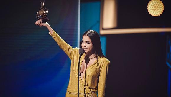 La cantante Natti Natasha obtuvo 4 galardones en los Premios Lo Nuestro 2019. (Foto: @premioslonuestro)