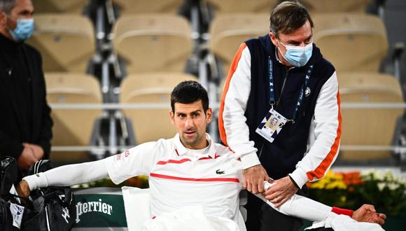 Novak Djokovic puede quedar fuera de Roland Garros. (Foto: AFP)