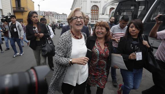 Susana Villarán es investigada por la fiscalía por presuntos aportes de Odebrecht y OAS a su campaña para el No a la revocación. (Foto: GEC)
