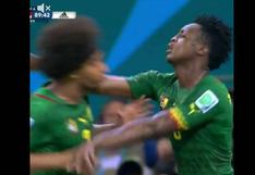 [VIDEO] Jugadores de Camerún se pelearon en pleno partido ante Croacia