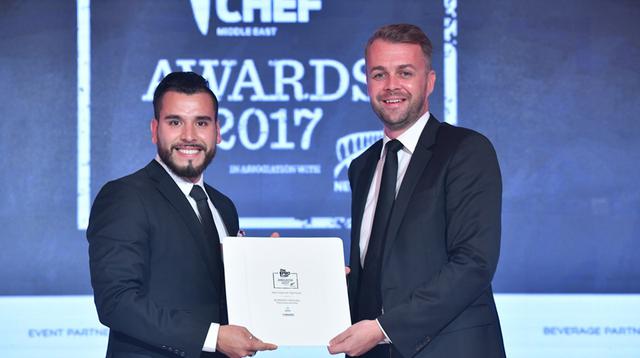 Roberto Segura, chef peruano, es reconocido en los Pro Chef Middle East Awards 2017 por el restaurante Waka. (Fotos: Difusión)