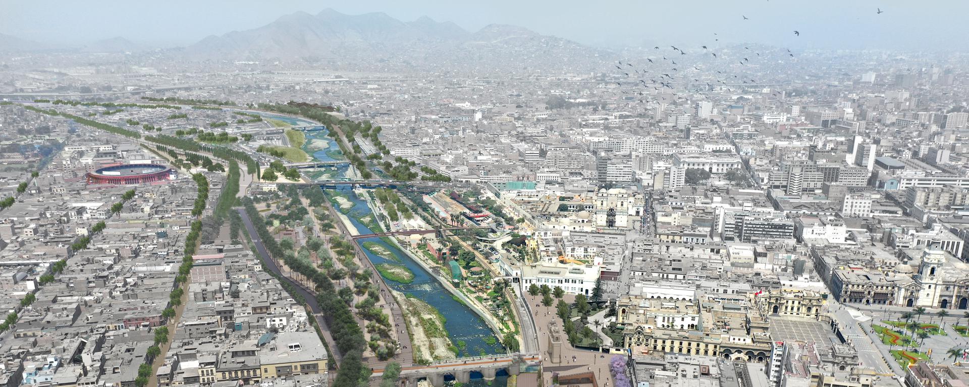 Bienal de arquitectura de Lima: ¿cómo darle una nueva imagen al Río Rímac a ejemplo de Madrid?