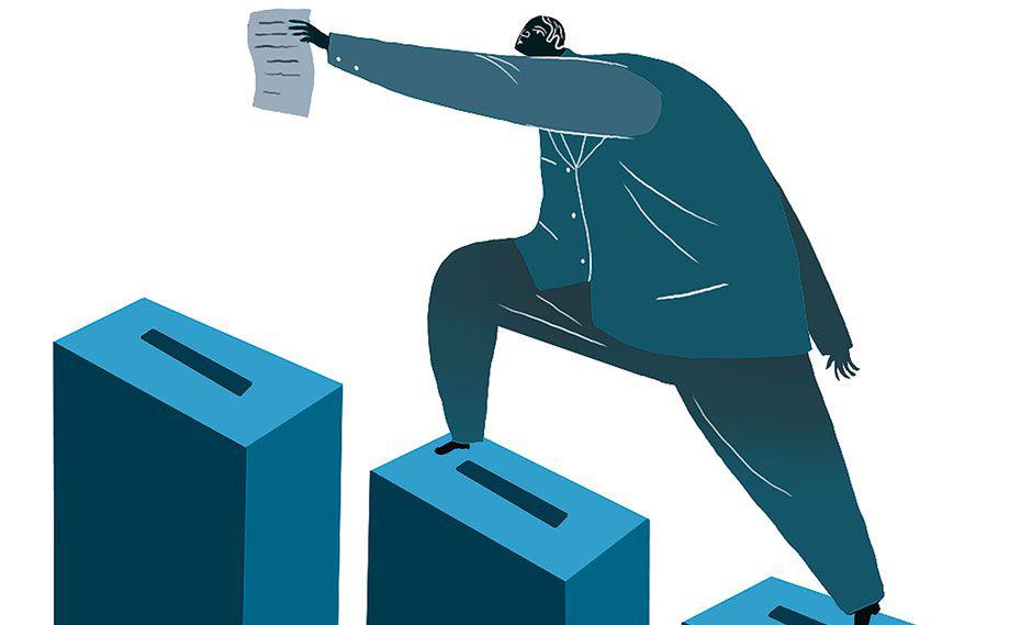 "El problema de sobrecarga de información que enfrenta el elector es serio". (Ilustración: Víctor Aguilar)