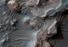 NASA sorprende al mostrar un valle marciano en Marte