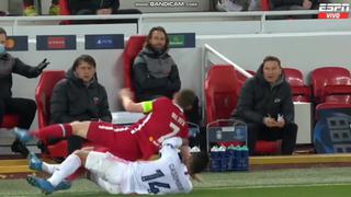Real Madrid vs. Liverpool: la terrible falta de Casemiro sobre Milner que le pudo costar la roja [VIDEO]