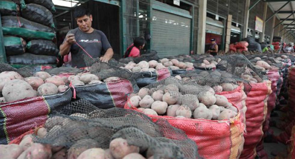 El ingreso y abastecimiento de productos perecibles en el Gran Mercado Mayorista de Lima, en Santa Anita, se realizó hoy con total normalidad. (Foto: Andina)
