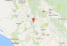 Sismo de 4,2 grados se produjo en Cajamarca y no ha sido sentido