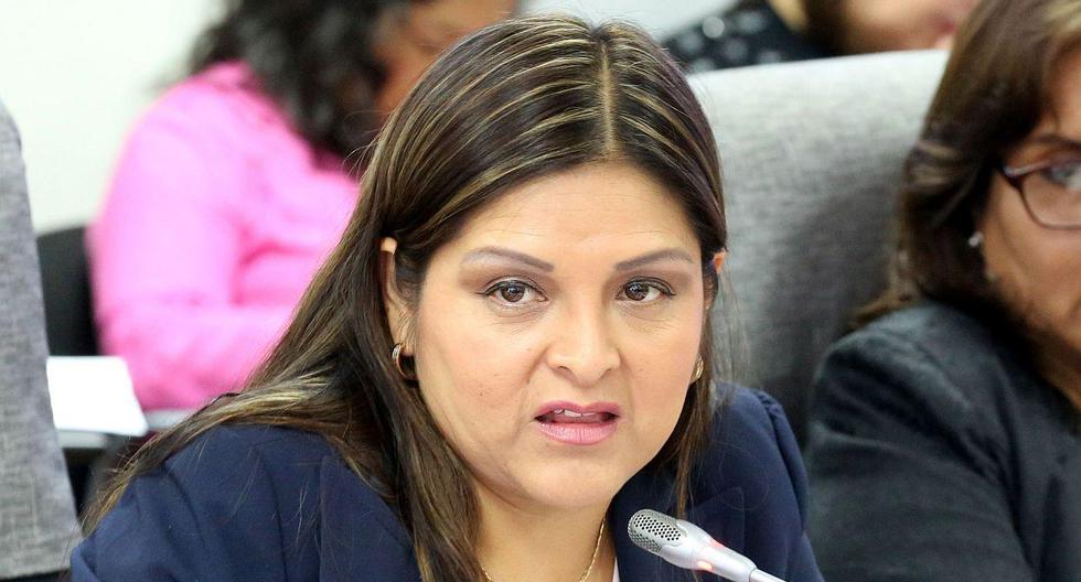 La congresista Karina Beteta, de Fuerza Popular. (Foto: Congreso de la República)