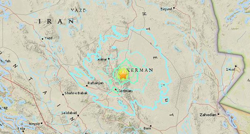 Un terremoto causa 42 heridos y daños materiales en el sur de Irán.
 (earthquake.usgs.gov)